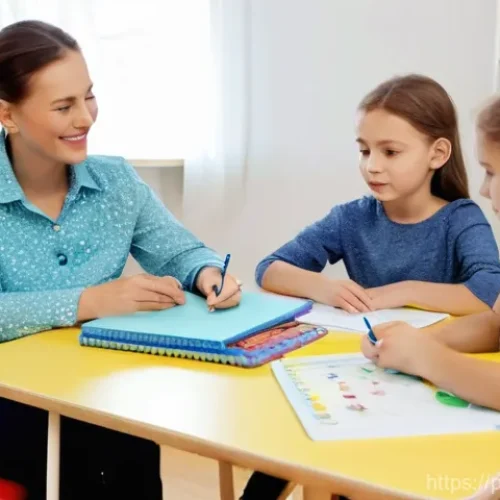 Home 16 아동상담사 취업 과정 및 절차 - **Prompt:** A warm and inviting child counseling office in Poland. A female child counselor, in her ...