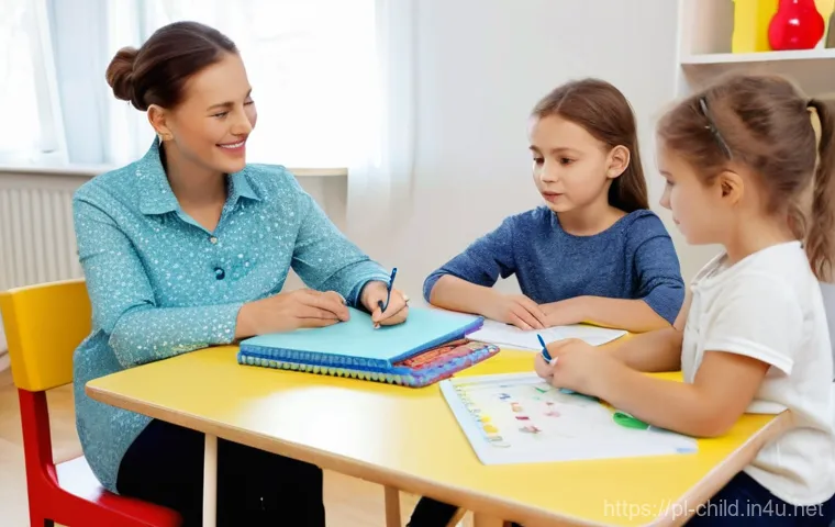 아동상담사 취업 과정 및 절차 - **Prompt:** A warm and inviting child counseling office in Poland. A female child counselor, in her ...