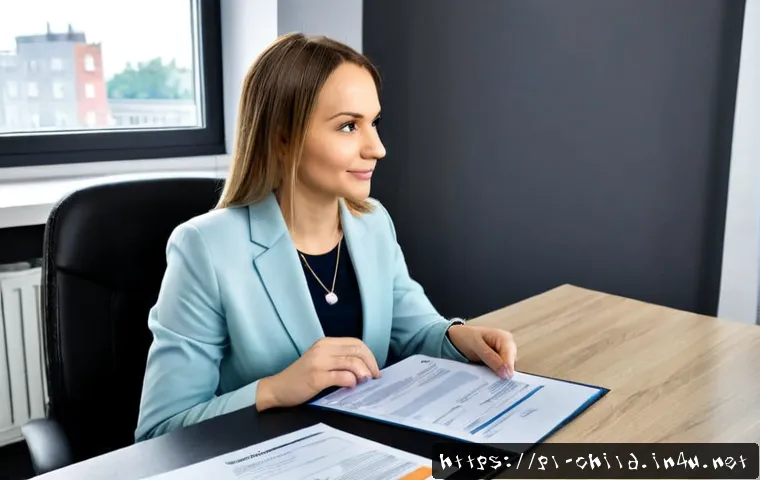 Home 7 아동상담사 연봉 협상 시 유리한 점 - Photorealistic career salary negotiation scene in a modern child counseling center in Warsaw, confid...